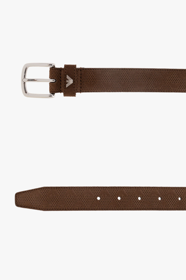 Emporio Armani Suede belt Men's Accessories Vitkac